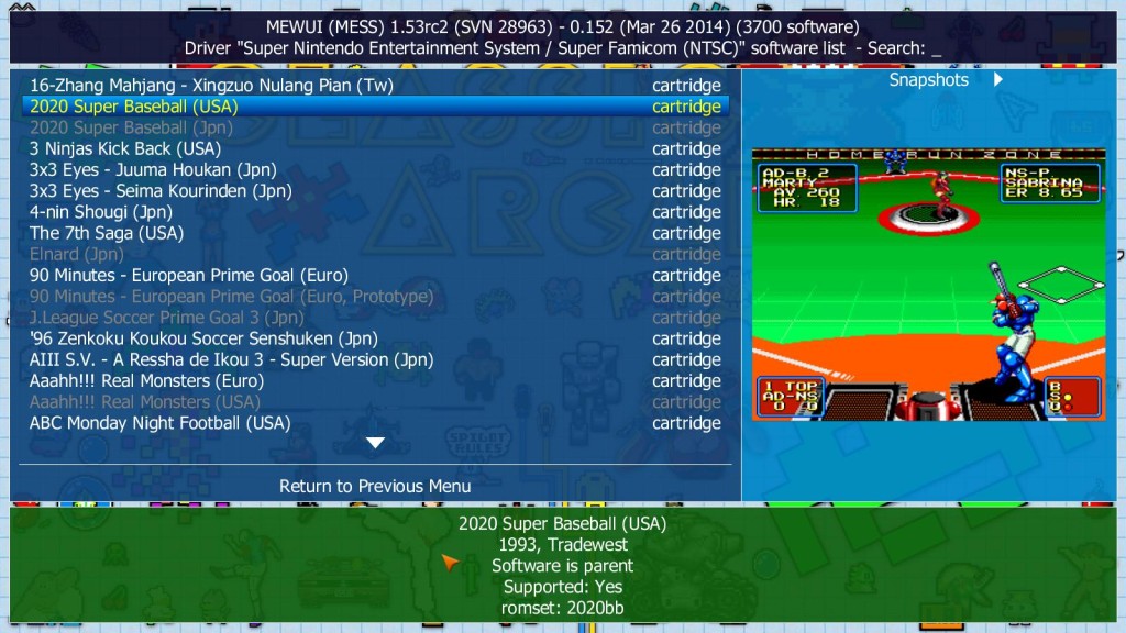 [Multi-systemes] MEWUI-MESS (x86 & x64) v1.55a - Emu-France